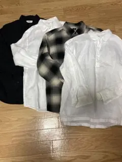 ユニクロ シャツ4点セット Mサイズ