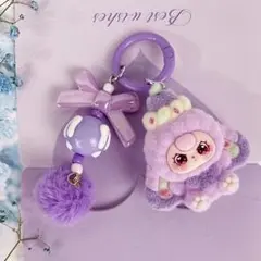 baby three キャラクターキーホルダー 紫1個