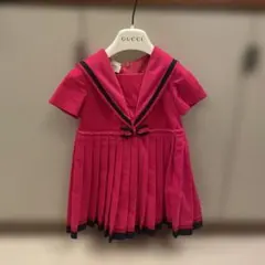 GUCCI ピンク セーラー襟 ワンピースのサムネイル
