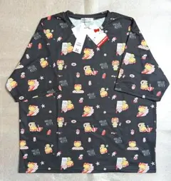 サンリオ　Tシャツ　ハローキティ　総柄　3Lサイズ　黒　②