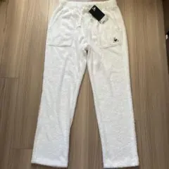 【新品/未使用】le coq sportif ロングパンツ 白 Oサイズ