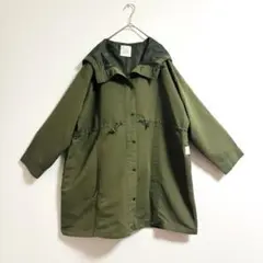 【美品】　LOGOS DAYS ポリエステル ロングジャケット コート LL