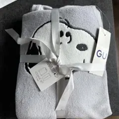 新品　GU キッズ　ストレッチフリースセット　長袖パジャマ　スヌーピー　120