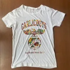 レア　美品　ガーリックボーイズ　Tシャツ　黒　ＸＬ　横尾忠則　garlic 2025年最新】GARLIC boys シャツの人気アイテム - メルカリ