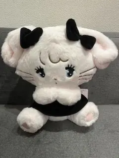 mikko BLACK RIBBON BIGぬいぐるみ キャミー　黒リボンうさぎ