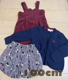 女の子 100cm 冬服 秋服 まとめ売り