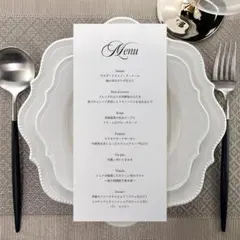 メニュー表　25　ドリンクメニュー　ウェディング　結婚式