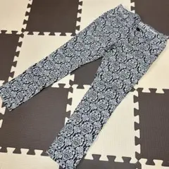 お値下げ!LETTER BACKNUMBER花柄スリムフィットパンツ