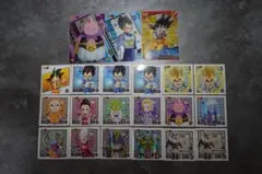ドラゴンボール カード、シールセット 18枚