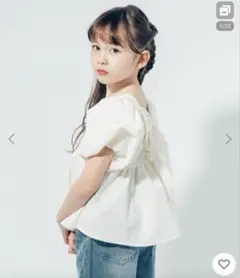 アーバンチェリー　バックリボンチュニックブラウス　ブラック