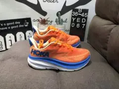 HOKA オレンジ/ブルー スニーカー 28CM