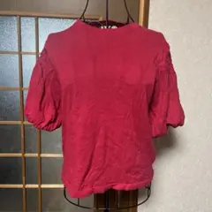 marble ink パフスリーブ カットソー 濃ピンクのサムネイル