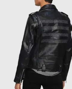 未使用 ＤＩＥＳＥＬ　レザー　ライダース　ジャケット　スタッズ　ディーゼル