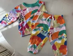 H&M カラフル トレーナー　セットアップ