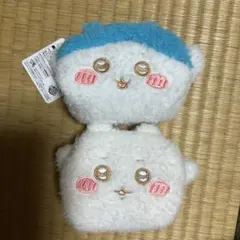 ちいかわ　ハチワレ　ふわふわキャラクターポーチ　2点