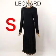 LEONARD ロングワンピース 黒 LEONARD（ワンピース ・ ブラック/黒色系）のフリマアイテム一覧