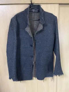 NoID ノーアイディ 新品 ダークグレー ウール ジャケット コート サイズ1