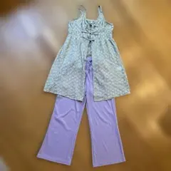 GU 子供服　キャミソールワンピ　パンツ140cm