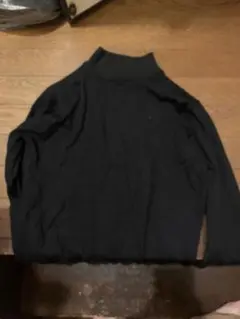 無印良品　Mサイズ　ブラック タートルネック ニット