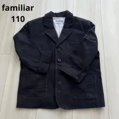 110 familiar チャコールグレー　ジャケット　クリスマス　発表会