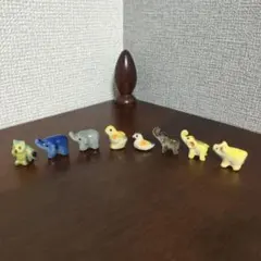 動物 8点セット 陶器 置物