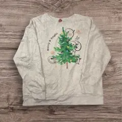 DEC.25th クリスマス　クリスマスツリー　トレーナー　長袖　XL