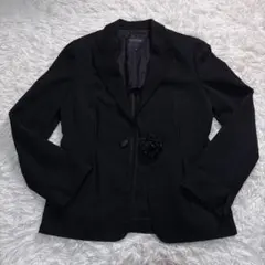 極美品✨️LANVIN コサージュ テーラードジャケット 日本製のサムネイル