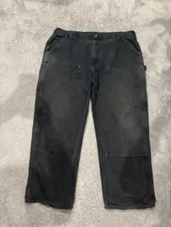 極上ボロ carhartt ダブルニーペインターパンツ フェード ペンキ W42