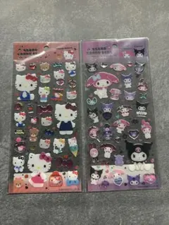 【正規品】サンリオクリアキャンディシール2枚セット