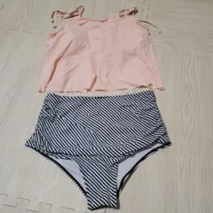 セパレート水着 Lサイズ ピンク/ストライプのサムネイル