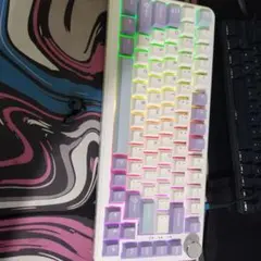 自作カスタムキーボード Akko 5075 (余りパーツ付き) - メルカリ