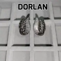 DORLAN(ドーラン)シルバーツイストデザインイヤリング