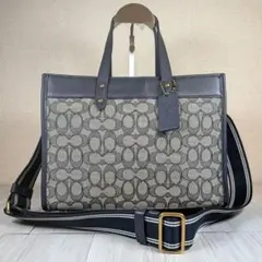 COACH フィールドトート30 シグネチャージャカード 2WAYのサムネイル
