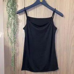 ジーユー　GU 黒 ストレッチ キャミソール　Lサイズ