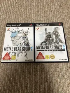 【PS2】メ-1METAL GEAR SOLID2 メタルギアソリッド2 セット