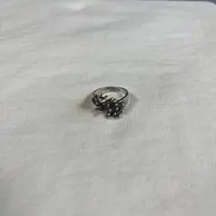 SV925 多連デザイン シルバーリング ボール装飾 立体 指輪