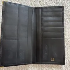 dunhill ダンヒル 長財布 ブラック ゴールド金具