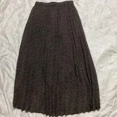 GU花柄プリーツスカートS