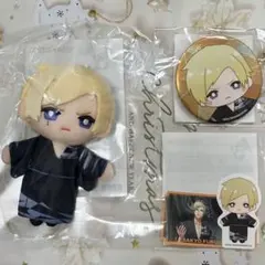 A3 セガラッキーくじ　古市左京　缶バッジ　ステッカー　ぬいぐるみ　B賞