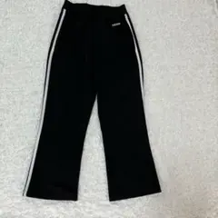 【adidas】美品3本ラインジャージブラックSサイズCLIMALITE