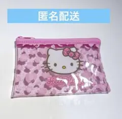 ダイソー サンリオ ハローキティ ラメポーチ ピンク
