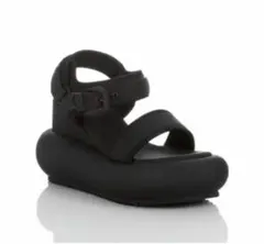 YELLO GILL PLATFORM SANDALS ブラック S - メルカリ