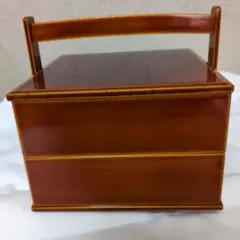 飛騨春慶塗　手提げ重箱 二段