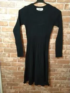 CHENE DE MAISON シェヌドメゾン　ニットワンピース　ブラック