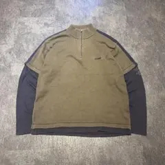 90's archive VANS ハーフジップスウェット アメカジ