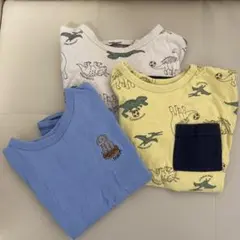 GU カンタンTシャツ ３枚まとめ売り 80cm 90cm