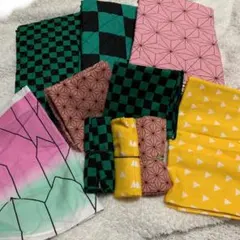 鬼滅の刃　ハンドメイド生地まとめ売り