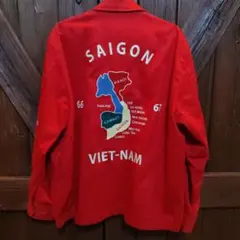 赤い虎刺繍ベトジャンのサムネイル