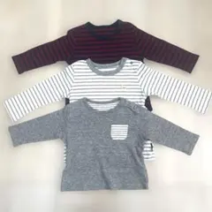長袖Tシャツ 3枚セット　80 UNIQLO GITA 男の子