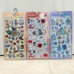 プチドロップステッカー ディズニー ズートピア ベイマックス モンスターズインク